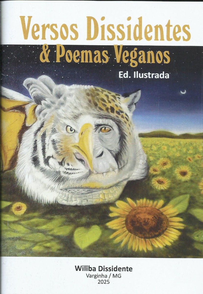 LAD60's tweet photo. https://t.co/pmeU34DtBs

Resenha sobre o livro: “Versos dissidentes &amp; poemas veganos” de Willba Dissidente. Disponível no meu Blog 1 https://t.co/rvxHvNWK2C
