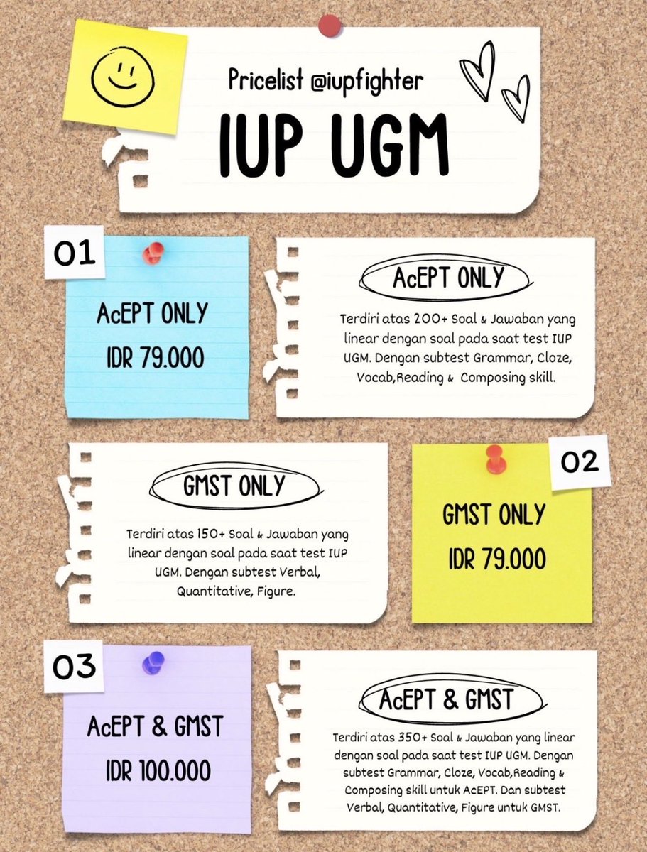 iupfighter's tweet photo. PRICELIST ♨️
- iup itb 2024, 2025 , 2026( asli ) 
- simak kki 2024 ( asli ) 
- simak regu 2025 ( asli ) 
- iup undip 2020-2023 ( asli &amp; mock up ) 
- iup ugm 2020-2023 ( asli &amp; mock up ) 
- iup unair 2020-2023 ( asli &amp; mock up ) https://t.co/aahhfwBnOg