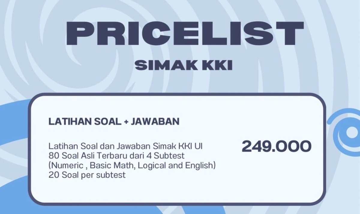 iupfighter's tweet photo. PRICELIST ♨️
- iup itb 2024, 2025 , 2026( asli ) 
- simak kki 2024 ( asli ) 
- simak regu 2025 ( asli ) 
- iup undip 2020-2023 ( asli &amp; mock up ) 
- iup ugm 2020-2023 ( asli &amp; mock up ) 
- iup unair 2020-2023 ( asli &amp; mock up ) https://t.co/aahhfwBnOg