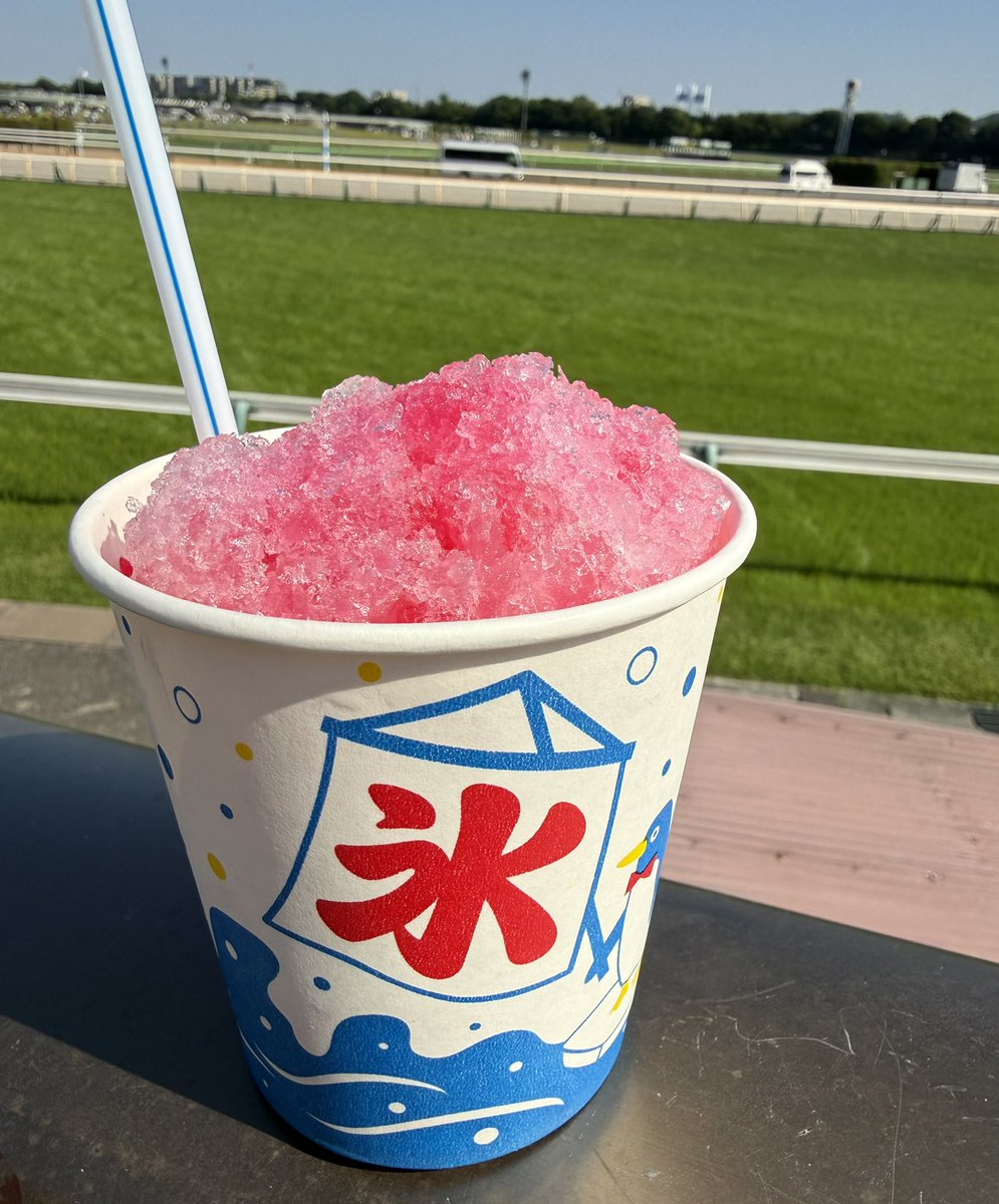 2杯目のかき氷🍧 あぢぃ🥵 （焼きそばは午前中に頂きました♪） #東京