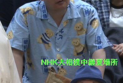 貴景勝（ジェラート ピケ）反物」で作られたシャツ！ 〔夏場所八日目