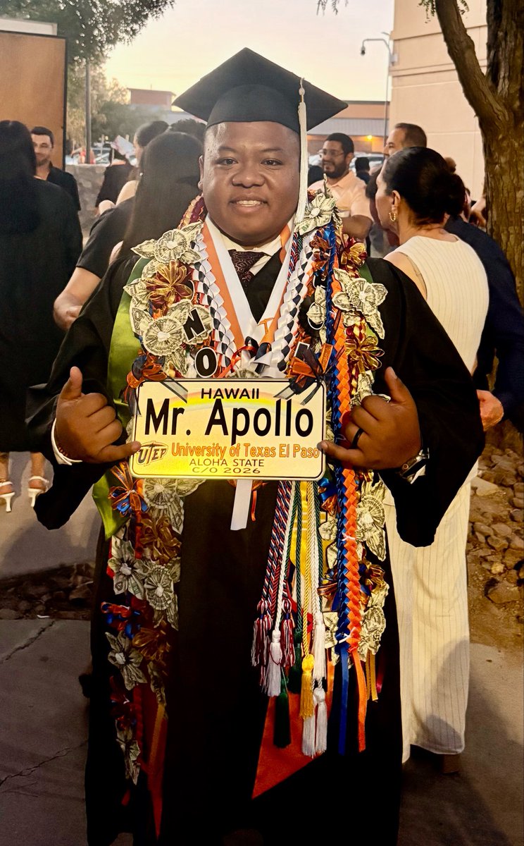 ApolloPerono's tweet photo. One of the proudest moments in my life! 
Blessed to be surrounded by people who’ve helped me along my academic journey, I’ve learned so much that prepared me to be an educator to the next generation. Learning doesn’t stop here, onto the next challenge! 
#gominers ⛏️🧡🤙🏽🎉 https://t.co/vsQbFDFLlJ