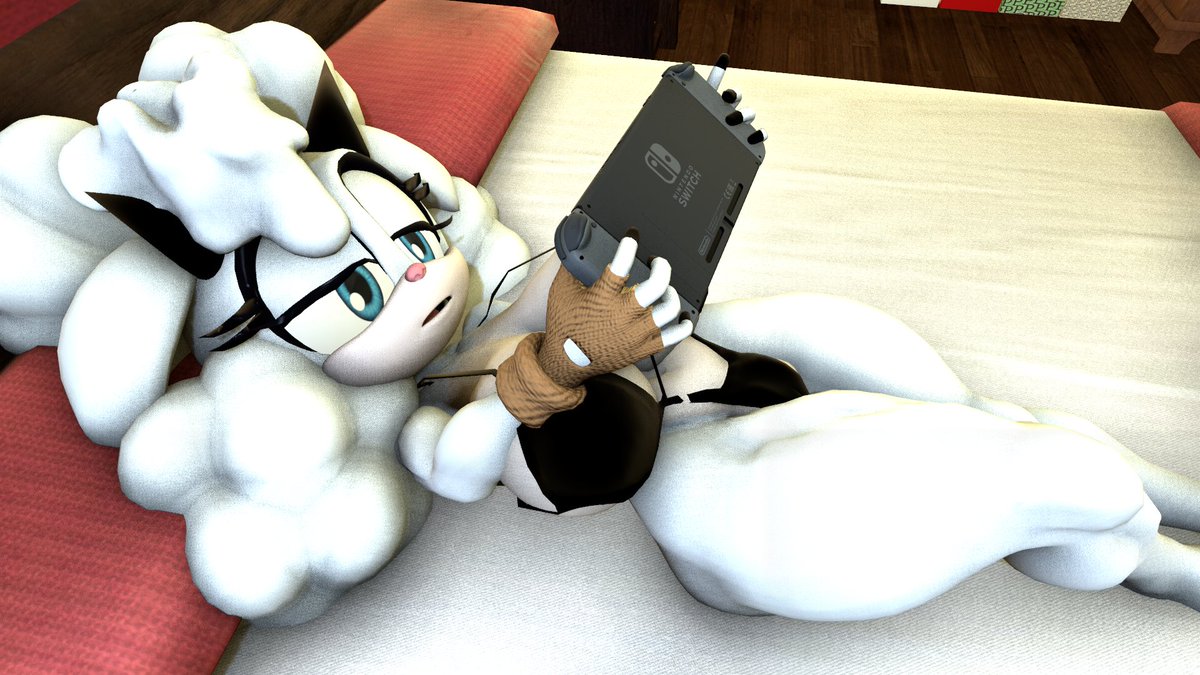 riv60540's tweet photo. Alguien me pidió un render donde lanolin juega en una nintendo swich pues aquí ta y si preguntan como esta mi laptop aun no la mando a componer se les quiere https://t.co/199RYQJT5o