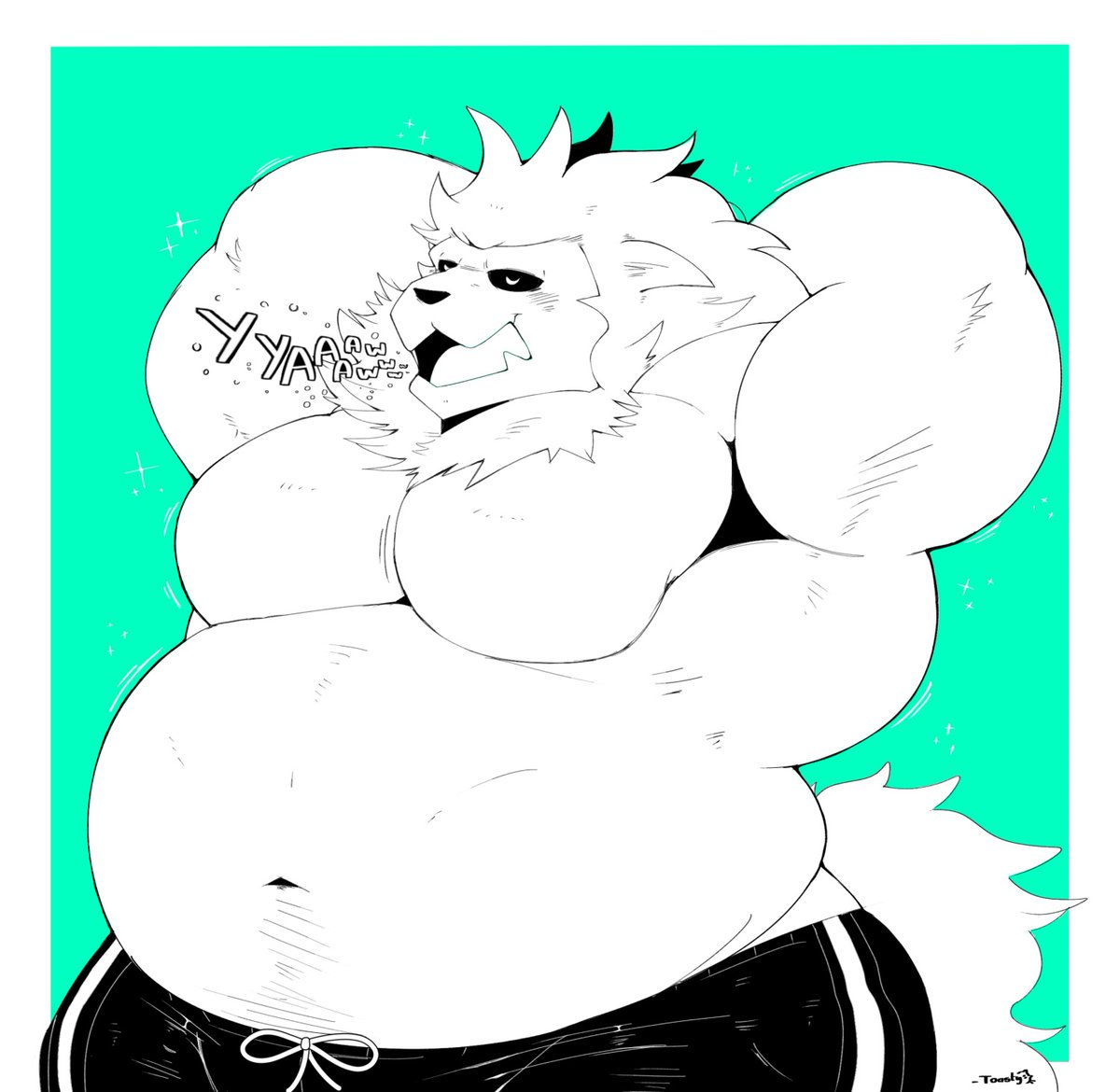 ToastySharky's tweet photo. 【🐺💤✨】
Stetchin' before relaxin' 😴
(For @/jythinic) Thanks!! (⁠｡⁠･⁠ω⁠･⁠｡⁠)⁠ﾉ⁠♡ https://t.co/6HpbV3lppr