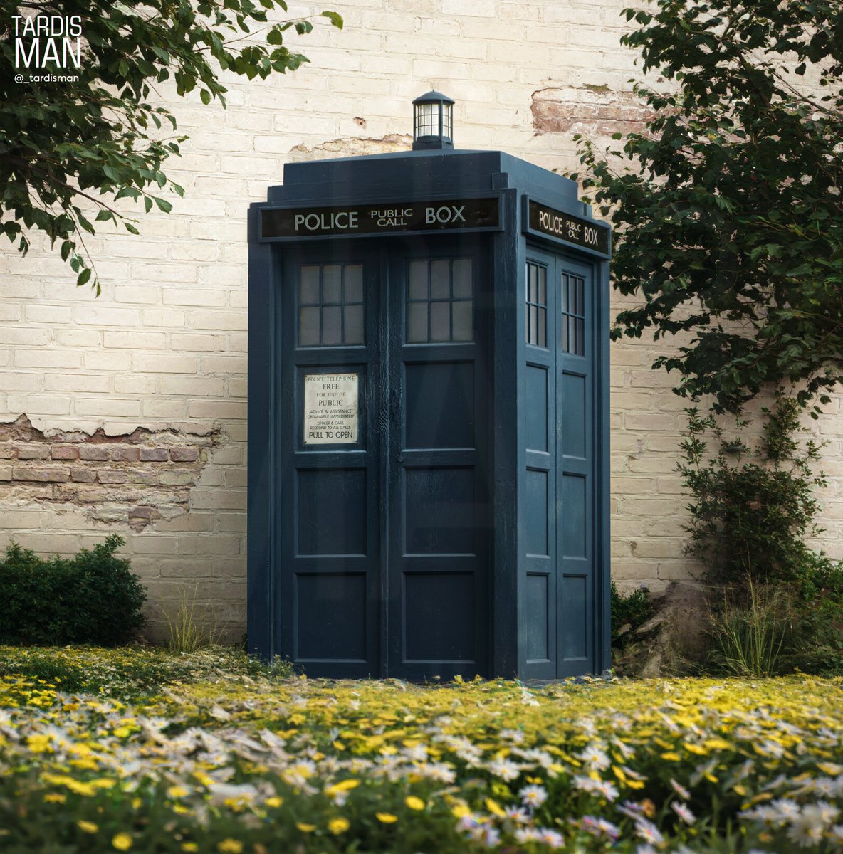 TARDISman550's tweet photo. The 2005 TARDIS
A/B Props era Police Box

in a Scene 

Rendered in D5

Enjoy folks 

#DavidTennant #TARDIS #DoctorWho #Photoshop #BigFinish #doctorwhobbc #doctorwhoday #davidtennant #davidtennantdoctorwho #DoctorWhoUnleashed https://t.co/4hATYW9Zs8