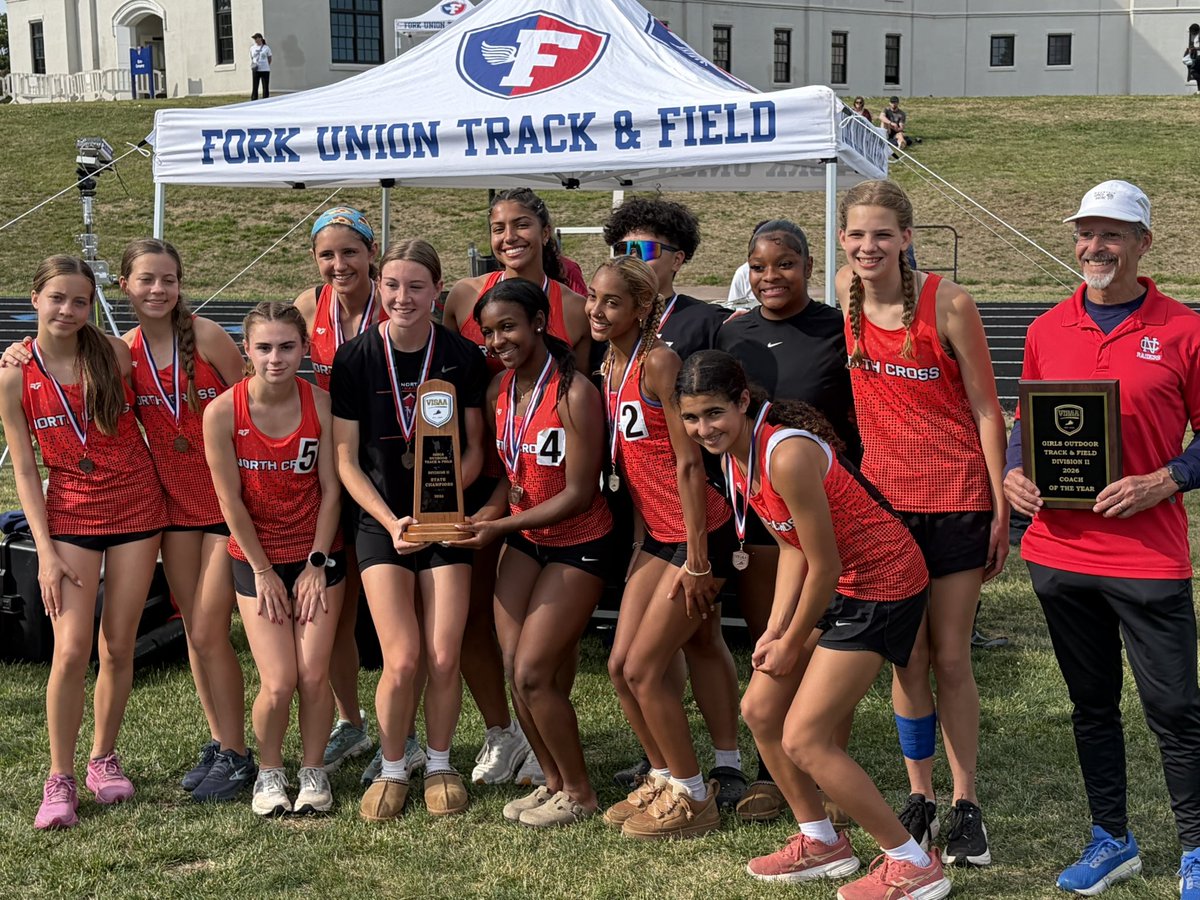 NCSRaiders's tweet photo. Congratulations to our Girls Outdoor Track &amp;Field Team!!  Just wow!!  Incredibly proud of this very talented group!! ❤️🖤🤩💍 https://t.co/tL3W2VP80F