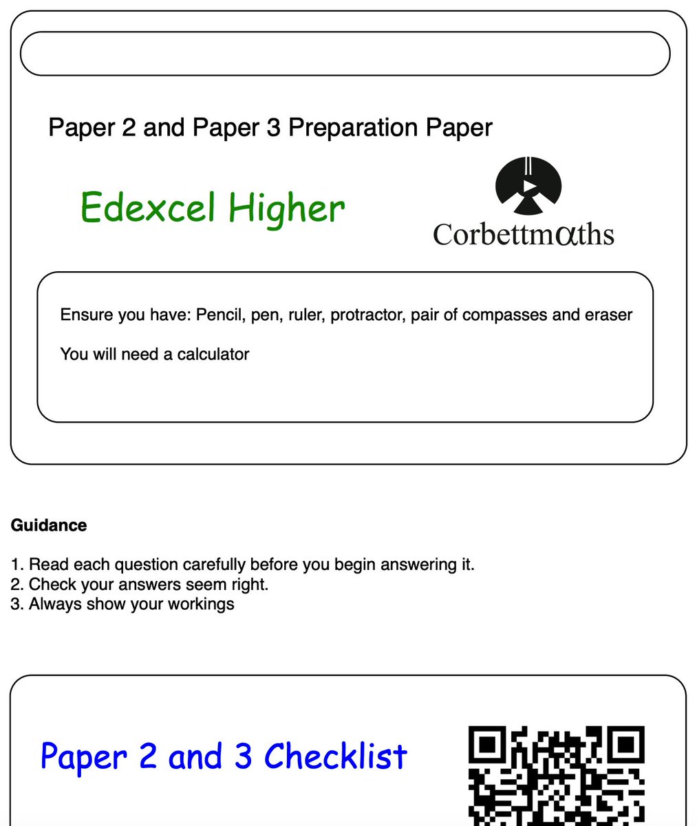 Corbettmaths tweet media