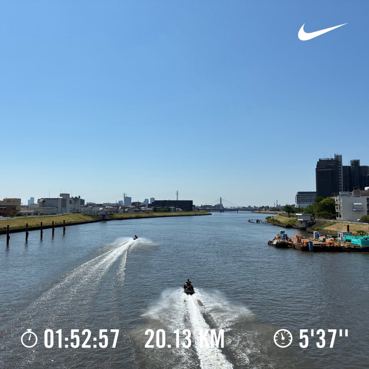 lib76897513's tweet photo. 朝ラン

久しぶりのコースで久しぶりの景色
ジェットスキーが気持ち良さそう✨

良い天気でリフレッシュ完了です

素敵な日曜日をお過ごし下さい🍀 https://t.co/D8Ll1Xy0gh