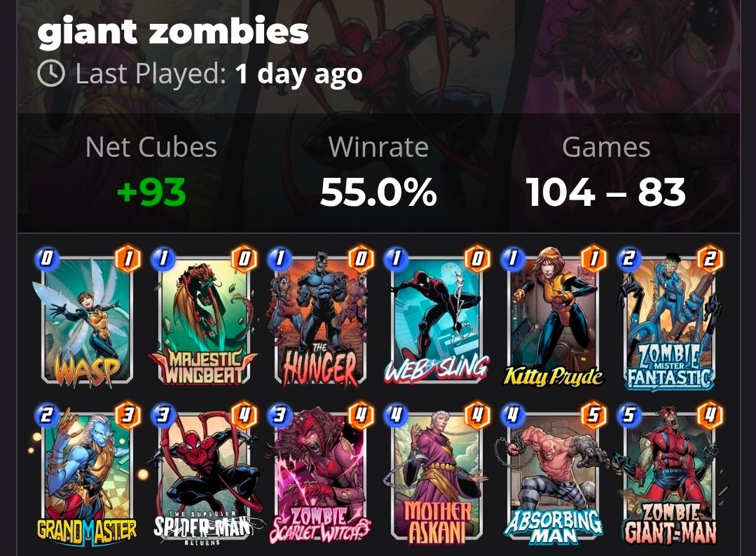 SimmoKeen's tweet photo. @snapjudgecast hey mate, saw your latest vid. I fell from 99.5 to 83, then climbed back to Infinite using this modified Cougarr deck. Its fun, easy to play and can go big. Was super conservative snapping with the re-climb so stats could be better. https://t.co/LkDVD53YaI