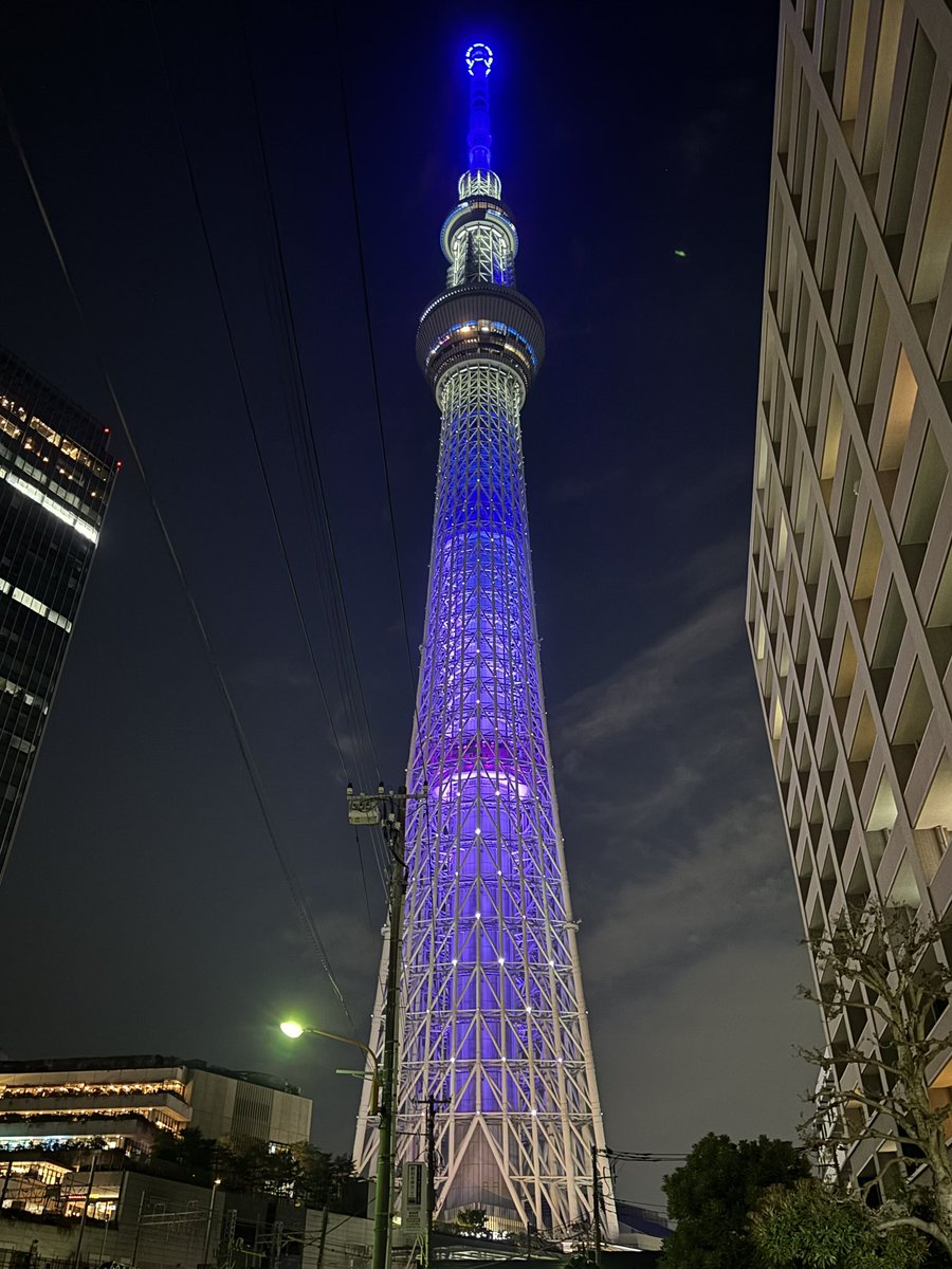 ayaka_nob's tweet photo. おとといの全国旅行からのきのうは東京観光🗼✨
浅草の三社祭🏮→押上の秘宝館で金粉ショー🥇

スカイツリーが沖縄の海ブルーしてて祝福されてたわー🏖️

泊数未定で20年くらい続いてる東京旅行たのしいーー💗 https://t.co/7coWuQqxr4