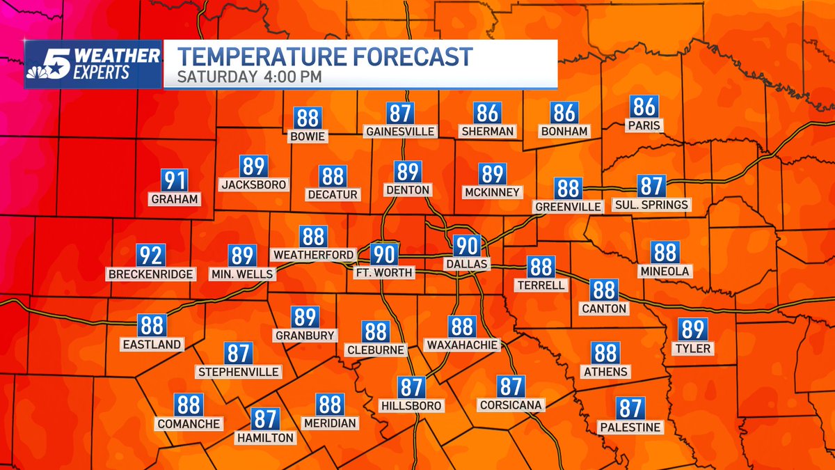 NBCDFW Weather tweet media