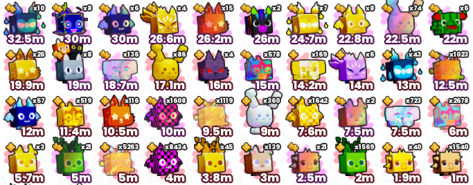 adminofdeserver's tweet photo. @CoderMitchell PLEASE let my main hatch shiny stat pets!
Also (more important) LET ME CRAFT!!!
Shiny Gold and Shiny Rainbow stats are genuinely pay-walled.
New alts can hatch shiny normals and need rb eggs to get shiny rainbows and magic eggs to get shiny goldens (and SRB).
Been broken a week! https://t.co/t9aX9qJBft