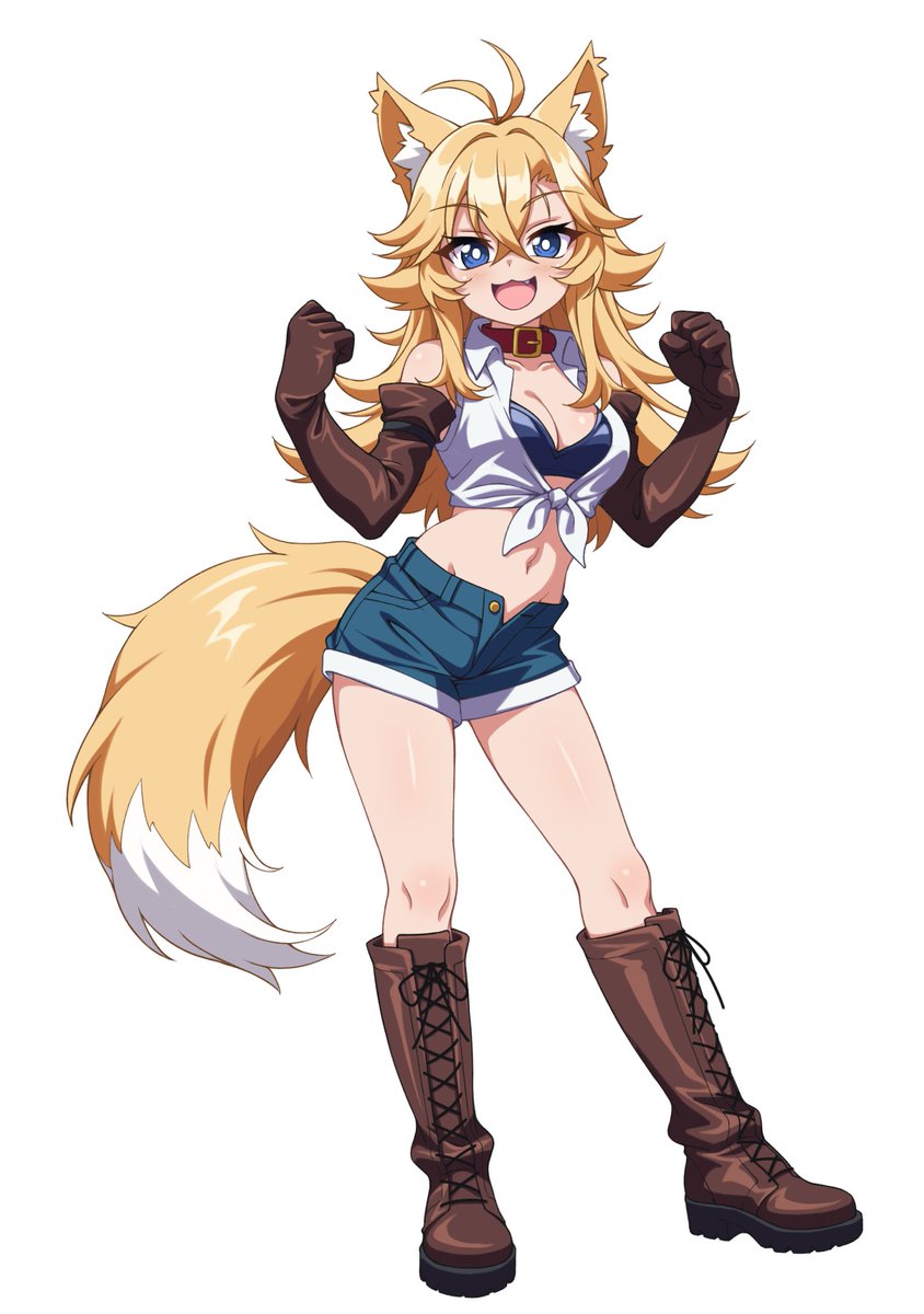 negativezone649's tweet photo. 【オリキャラ】ロー。
以前描いてたモノクロ絵に着色しました。
いつも表情＾＾してますが、目ちゃんと開きます。青色です。
おおかみです。おおかみですよろしくおねがいします。 https://t.co/b7XO4HTnEN