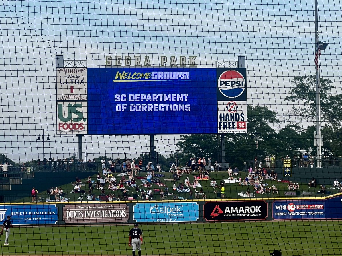 SCDCNews's tweet photo. ⚾️Great overtime win for SCDC night at the @ColaFireflies game! 🧢 
#LetsGlow #WeAreCorrections https://t.co/8iFBWndd5M