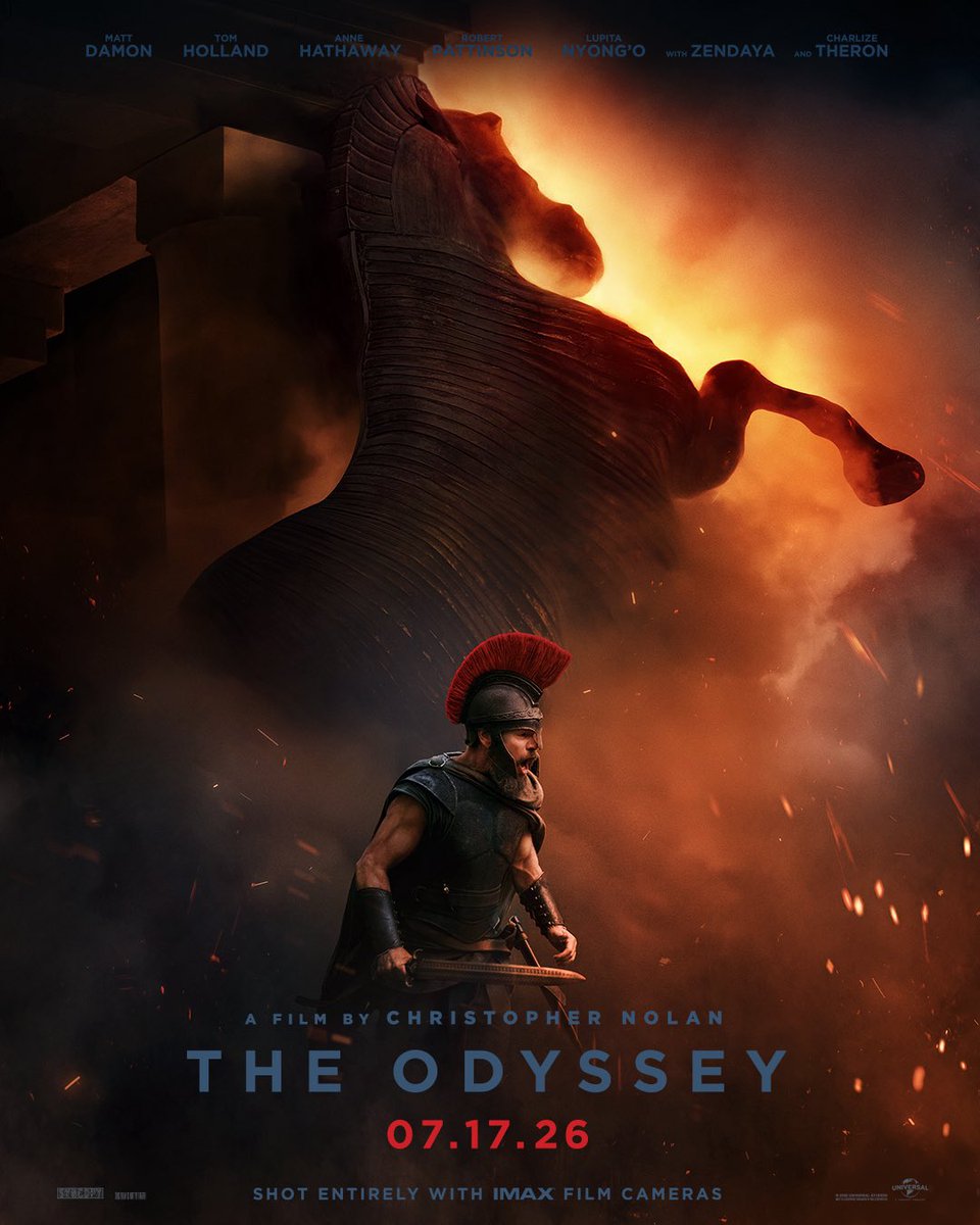 Kurtkem_'s tweet photo. عااجل…

فيلم كريستوفر نولان القادم The Odyssey مدته بتكون ساعتين و 47 دقيقة ✅ https://t.co/HFpbX6vFGk