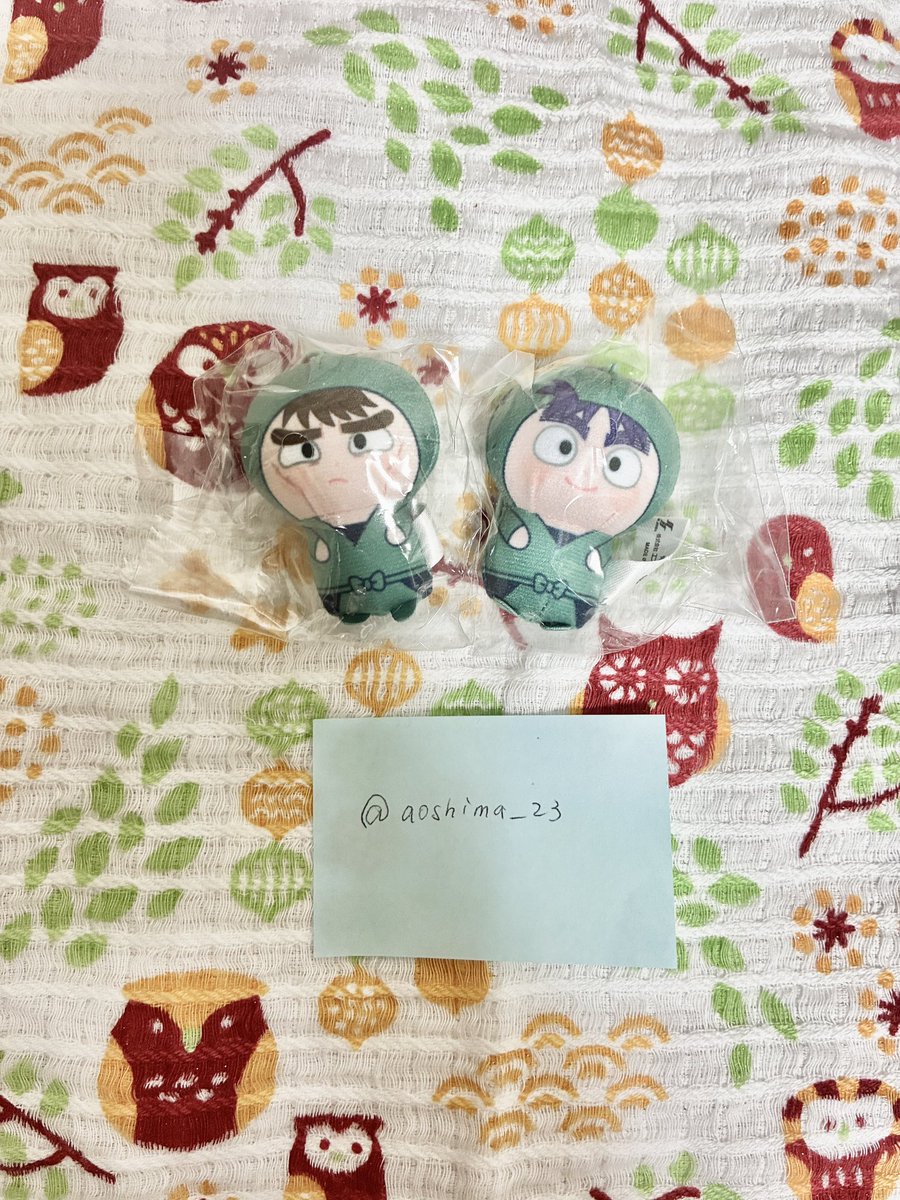 aoshima_23's tweet photo. 【交換】忍たま乱太郎 ぷちぬいぐるみ vol.2

【譲】中在家長次　七松小平太
【求】山田利吉2

2:2交換優先。都内手渡しor郵送。
検索からもお気軽にお声掛けください。 https://t.co/4uRbTI89kK