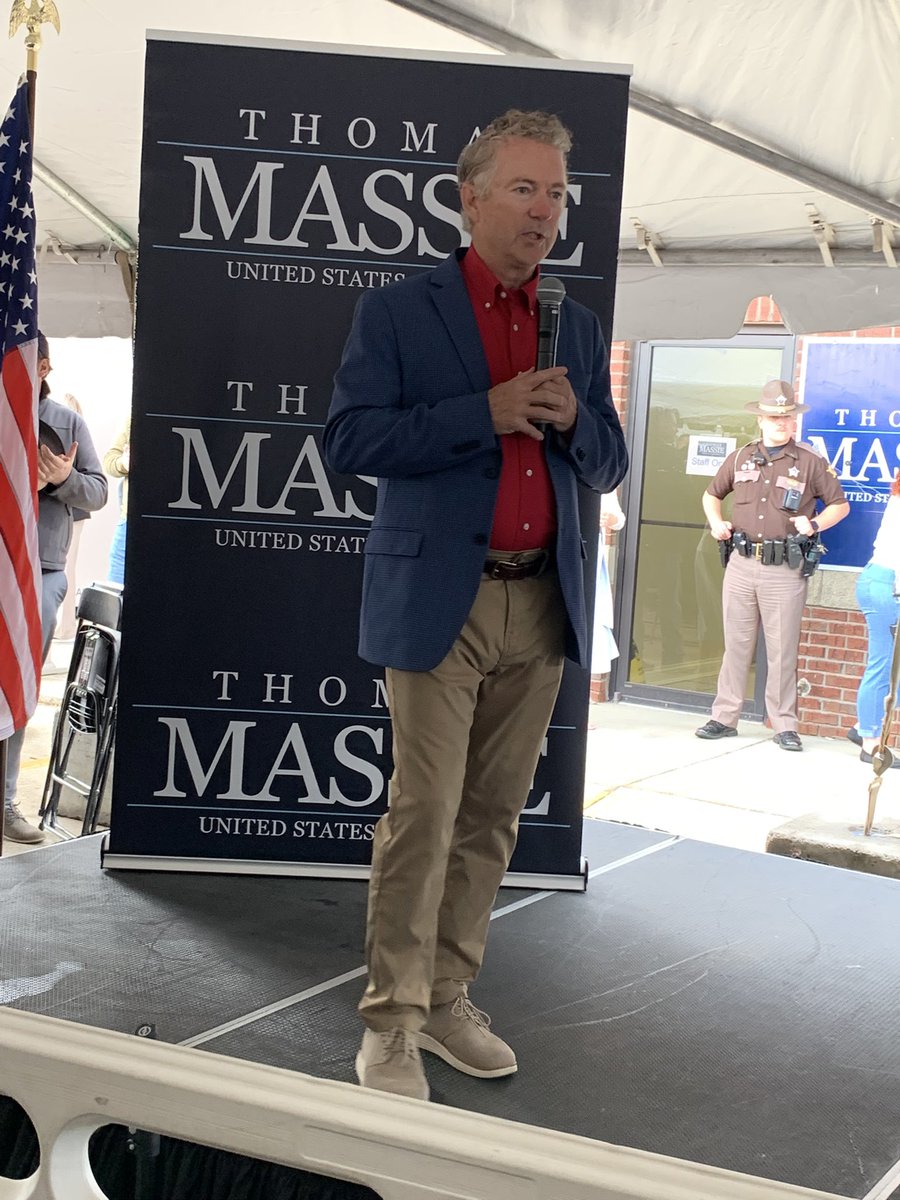 DanielMcKi98515's tweet photo. @RepThomasMassie @laurenboebert @RandPaul at the @MassieforKY rally today! The amount of people that came out to show their support was incredible. https://t.co/n4ENRrscwf