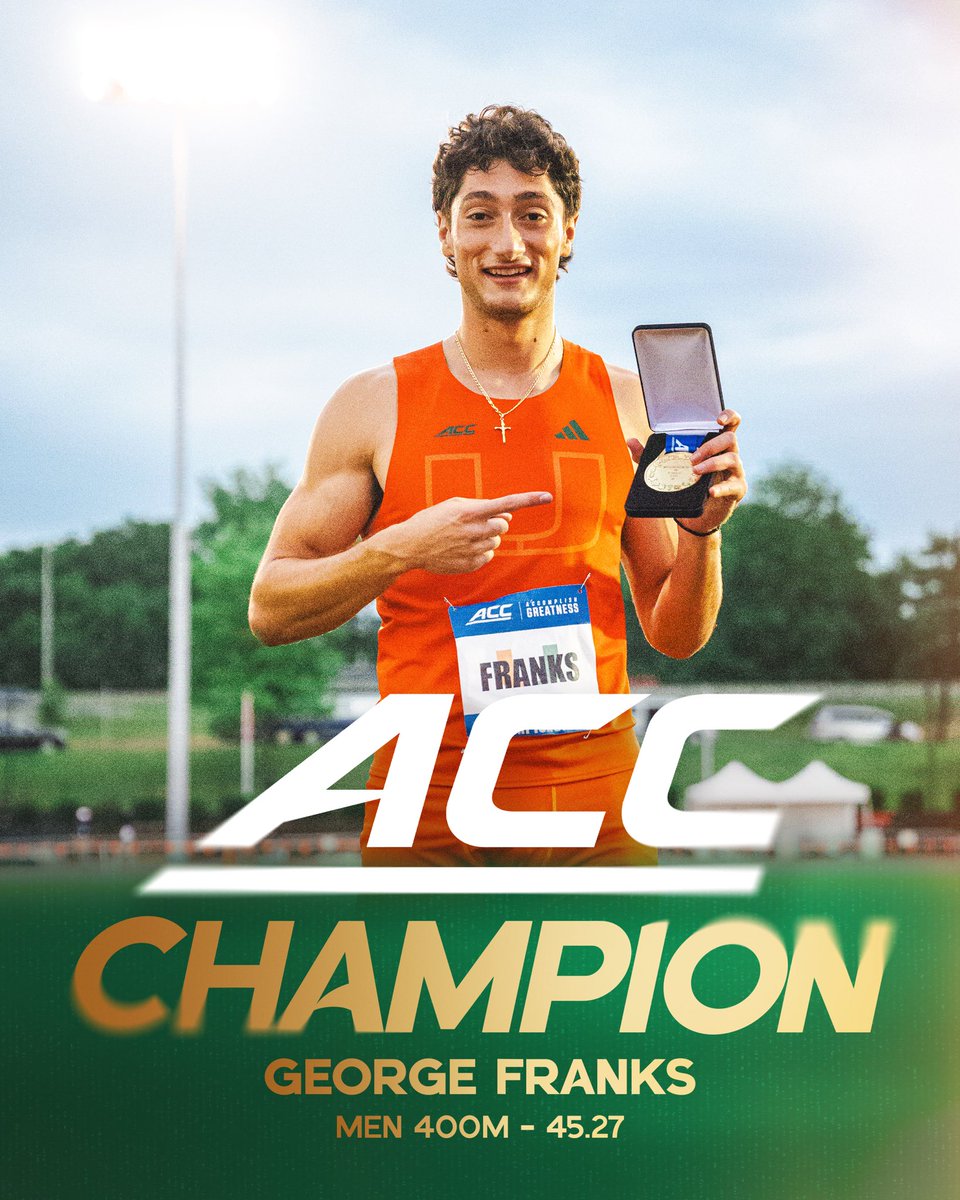 Miami Hurricanes Track & Field/Cross Country tweet media
