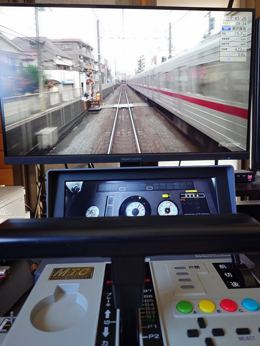 東武東上線 もT字ワンハンドルマスコンで運転🚃 これだと感覚的に東武
