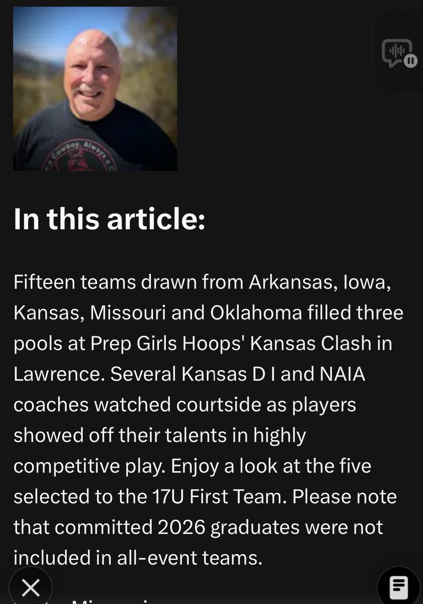 DustinRookstool's tweet photo. Congrats to Lakyn on being selected to the prep girls Hoops kansas city clash 17u first team. https://t.co/wTs63VmqPB