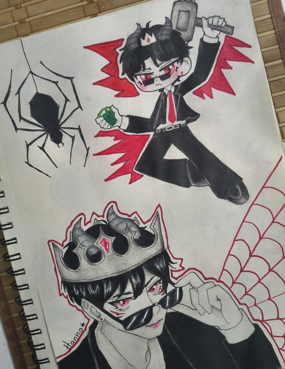 Hxnna4rt_'s tweet photo. Otro dibujito 🕷️♥️
[ #qsmp2 #qsmp2fanart #senpaispider #senpaispiderfanart ] https://t.co/51L1eK8kta
