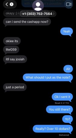 Cmonnowbro1's tweet photo. @gothgfamira scammer #scammer #scam #fakeseller https://t.co/fG2OYv5J58