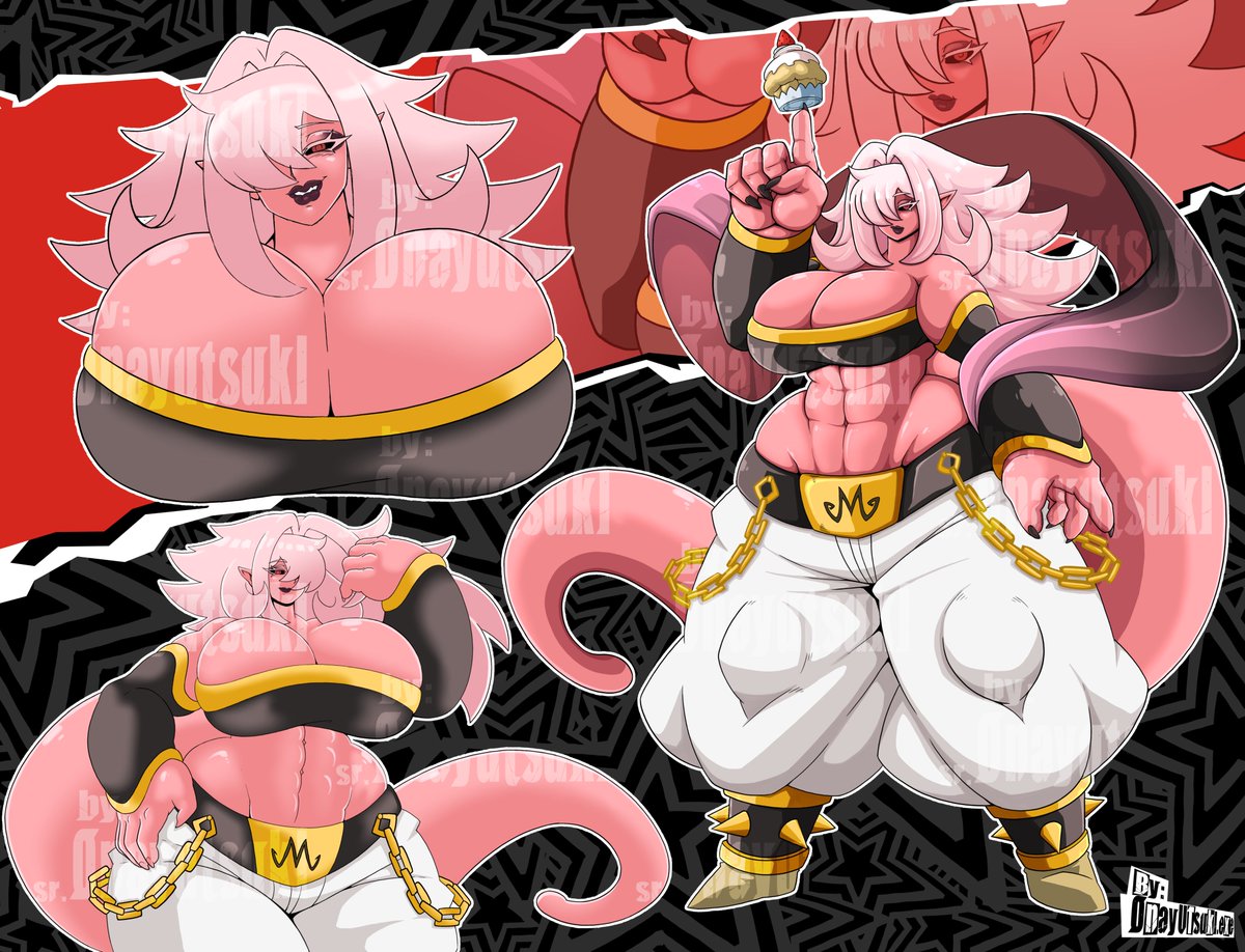 Onayutsuki_exe's tweet photo. I like drawing Majin girls :3 https://t.co/G06wedX9t2