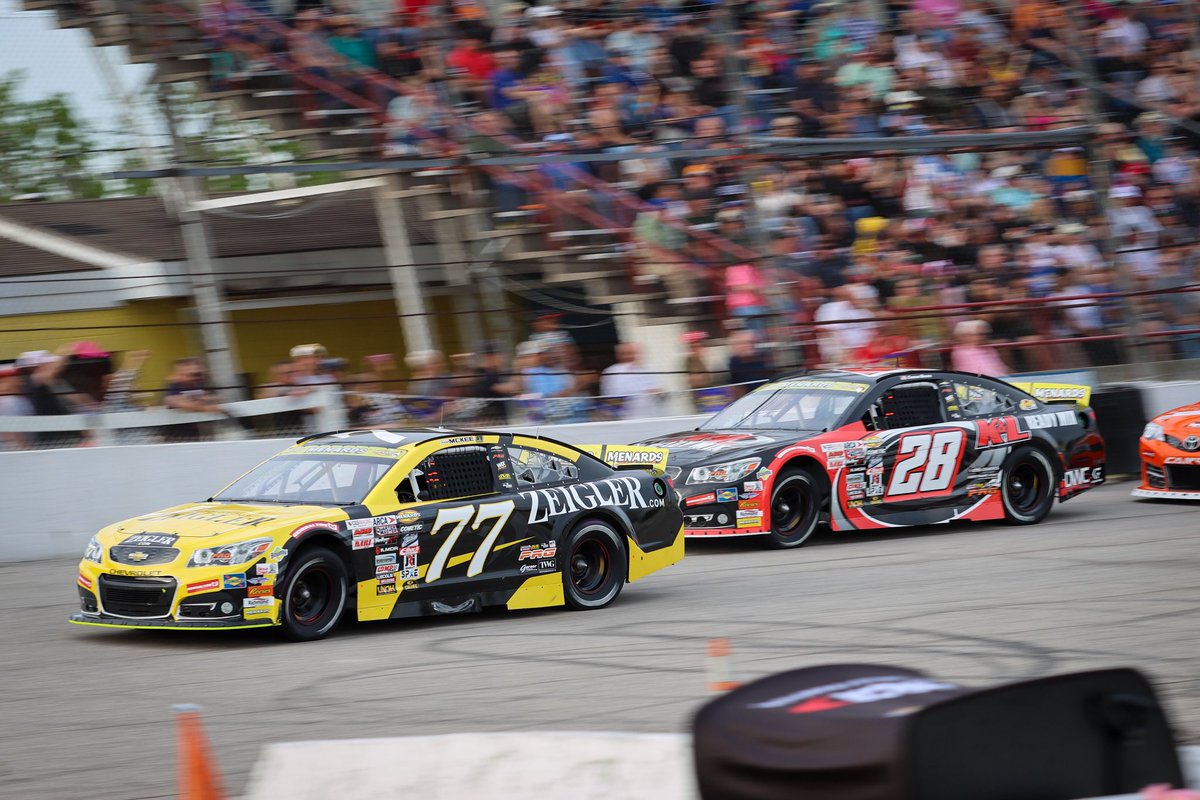 RacePRG's tweet photo. What a night, Toledo 👏

@Tristanmckee77 secured the win and @cbrownracing finished 3rd in tonight’s Owens Corning 200!

@zeigler_racing | @zeigler_auto | K&amp;L Ready Mix | @SpireAscent https://t.co/yVMIAI3thl