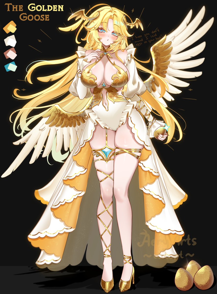 AeryArts's tweet photo. 💛 The Goose That Laid the Golden Eggs | Design Adopt Auction 💛

Ends in 24hrs after last bid!                              
SB: $180                
MI: $20                
AB: $500 (includes commercial use)
               
Rules in comments    🔁   
are ultra appreciated! ૮ ˶ᵔ ᵕ ᵔ˶ ა