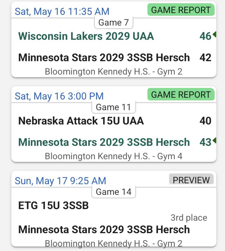 MNStars2029's tweet photo. Battling! Didn’t shoot it our best today, but still competed hard with our defense holding us in there.

One more Sunday morning to finish up a busy 3 weeks of competition. #StarsFam https://t.co/8SqDq5K7K9
