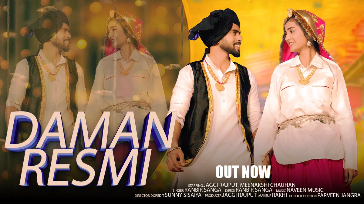 JaggiRajput5's tweet photo. Our New Song Is Out Now " Daman Resmi " Listen To It &amp; Let Us Know Your Reaction In Songs Comment Section  https://t.co/jQkmfluT0L https://t.co/7L8azdSIrg