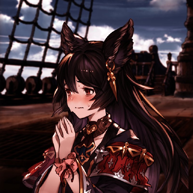 evokinglove's tweet photo. “ A-Ah, nothing! ”

Her heart was pounding like a drum, all other sounds being drowned out by its beat as the Captain's fingers rubbed against the Erune's soft ears, a quiet gasp leaving her lips from how sensitive that area was.

“ Y-You just... surprised me... That's all... ” https://t.co/cq0n6TFylc