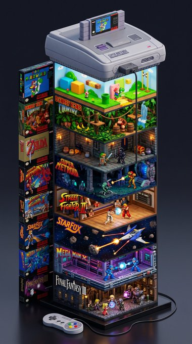 brockpierson's tweet photo. Which of these SNES iconic games was your absolute favorite? https://t.co/iG3UQRVZ9j