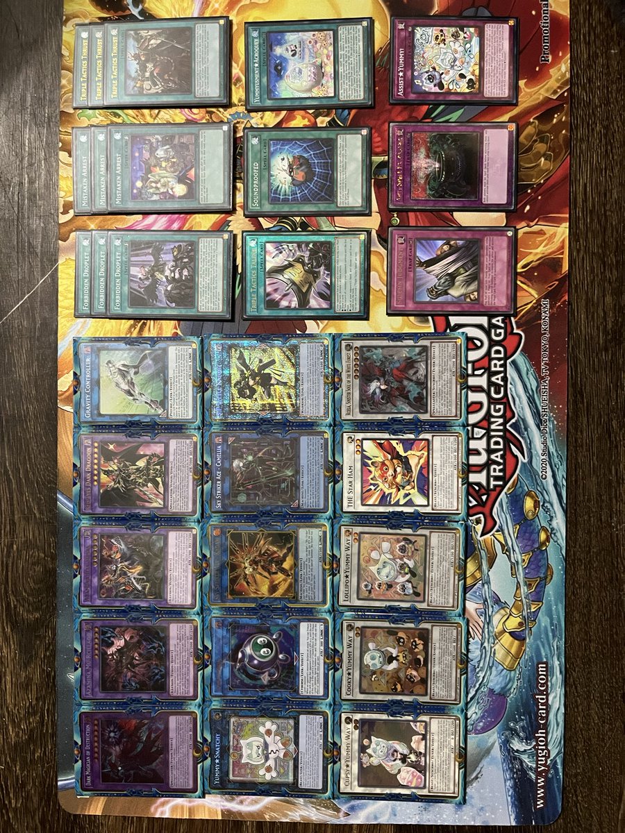 SwagCrona's tweet photo. Catskill regional today! Didn’t play the main (just finished moving and I’m so tired) but I got the win a mat! Took gummy worm for a last little spin, love this deck always. Shoutout @Jrive1013 for the genesys dub, we’re jumping you at locals next week. https://t.co/hEPMrHKqdo