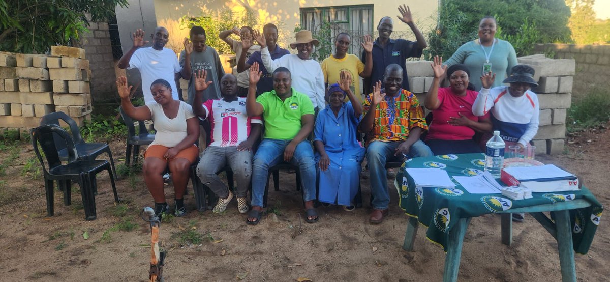 APC_Live's tweet photo. ⚫🟡🟢🔥 WARD 23 CAMPAIGN MACHINERY ACTIVATED 🔥⚫🟡🟢
President Muafrica Themba Godi proudly addressed the Ward 23 campaign team, strengthening the spirit of unity, commitment, and victory ahead of the coming elections. 
✊ APC WILL WIN!
#APC2026
#Ward23
#APCWillWin https://t.co/42Yuyast0u
