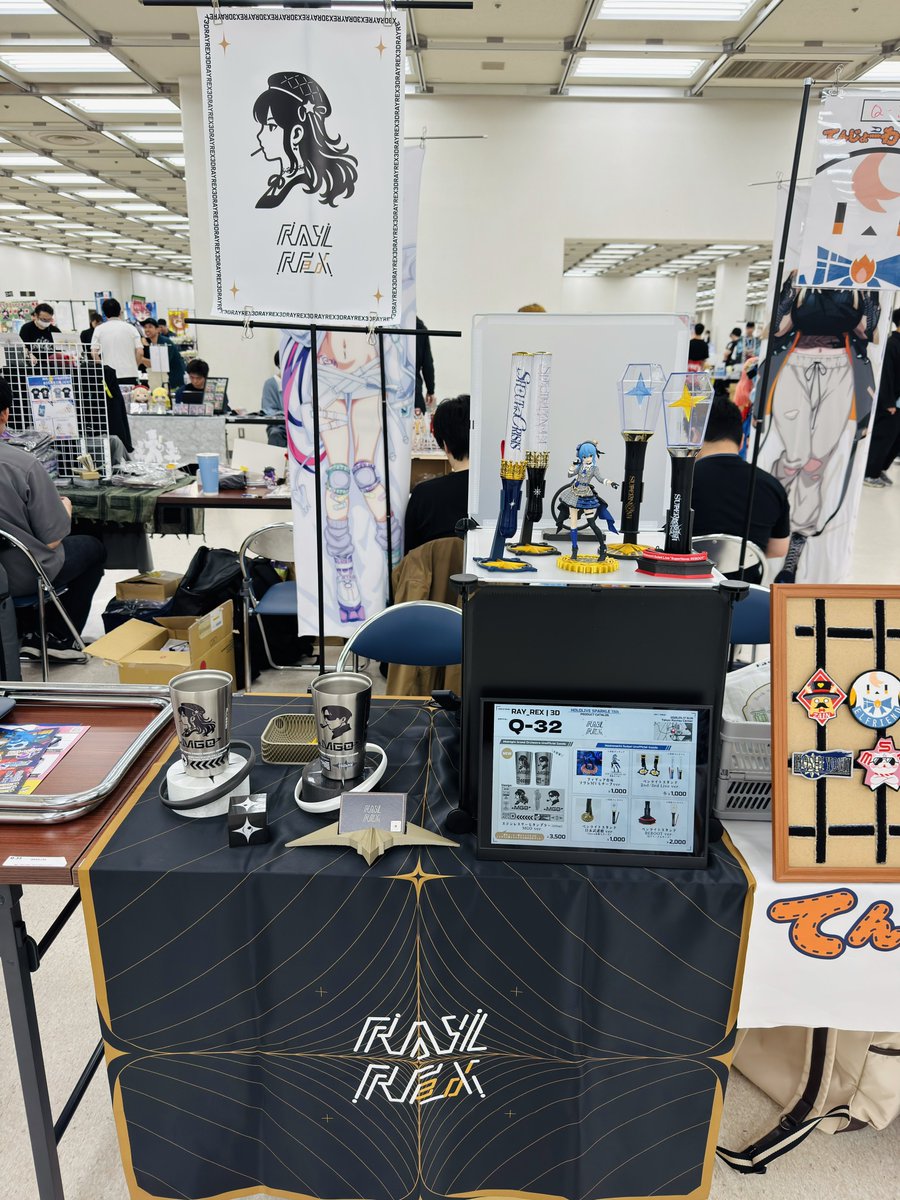 ray_rex_3d's tweet photo. 無事に設営完了しました！
Q-32でお待ちしています〜

#ホロクル11th https://t.co/FCElVIU3KZ