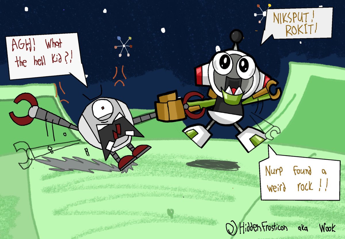 HiddenFrosticon's tweet photo. Kit &amp; co find an interesting world 🧐🤔

#mixels #gameoverse https://t.co/WgaxuHPK3n