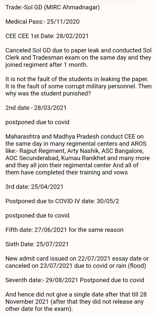 RaKa7442's tweet photo. @rahulexmajor @NewsArenaIndia @Gen_VKSingh 28 Feb 2020 
Soldier GD exam paper leaked 

After that they postponed exam every at the end they cancelled exam because of Agniveer scheme https://t.co/m4ihXILbph