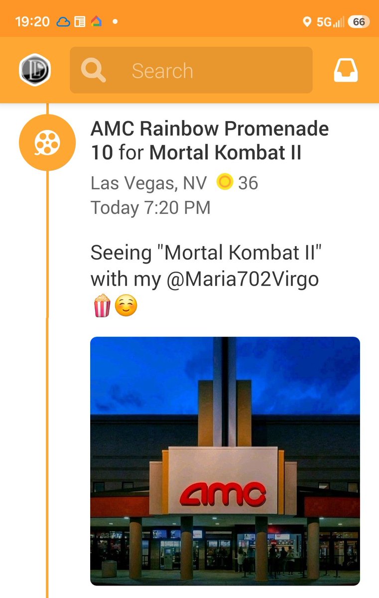 DiamondLouX's tweet photo. Seeing #MortalKombat 2 with my @Maria702Virgo 🍿☺️ https://t.co/g4WuprvZ7t