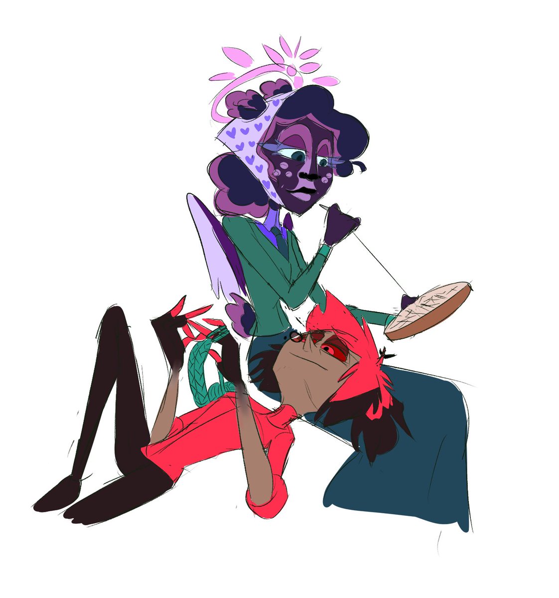 FineBlackInk's tweet photo. Congratulations on Lucille Barrilleaux for being the best and only mom who has ever existed #hazbinoc https://t.co/DV8dnzkUMj