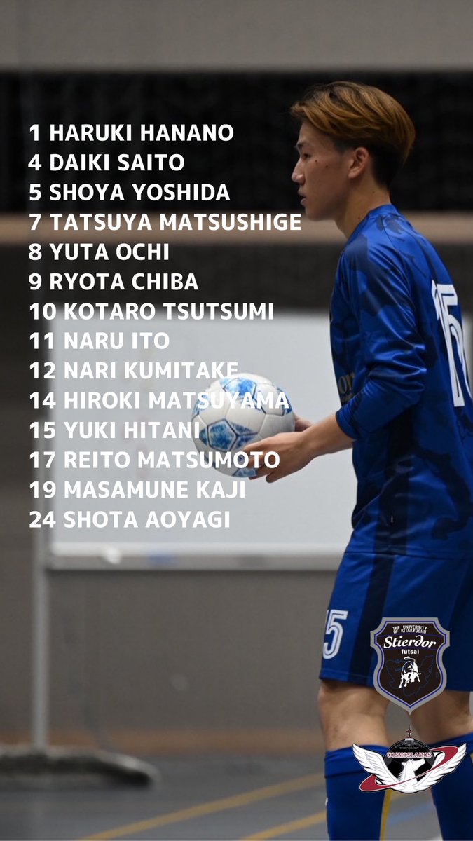 北九州市立大学フットサル部Stierdor tweet media