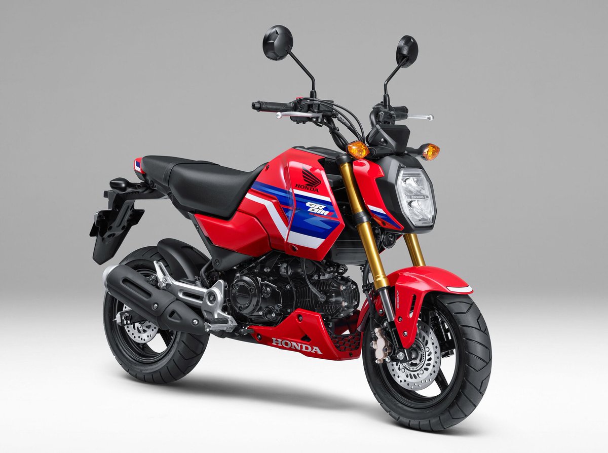 responsejp's tweet photo. ホンダの原付二種『グロム』、カラー設定変更し6月19日発売…42万3500円から
https://t.co/Jor6Y1T6ag

#バイク #新型車 #ホンダ #モーターサイクル #原付二種 https://t.co/X4aKpOxA6P