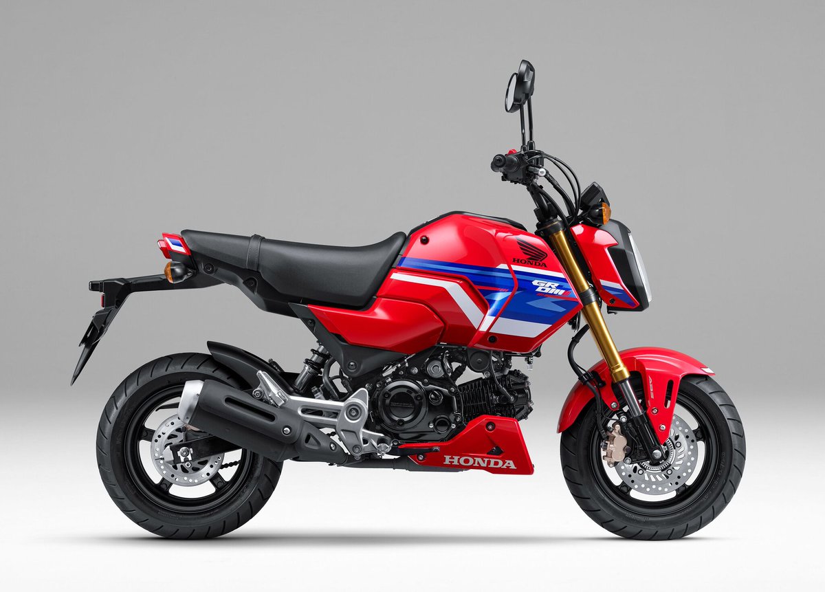 responsejp's tweet photo. ホンダの原付二種『グロム』、カラー設定変更し6月19日発売…42万3500円から
https://t.co/Jor6Y1T6ag

#バイク #新型車 #ホンダ #モーターサイクル #原付二種 https://t.co/X4aKpOxA6P