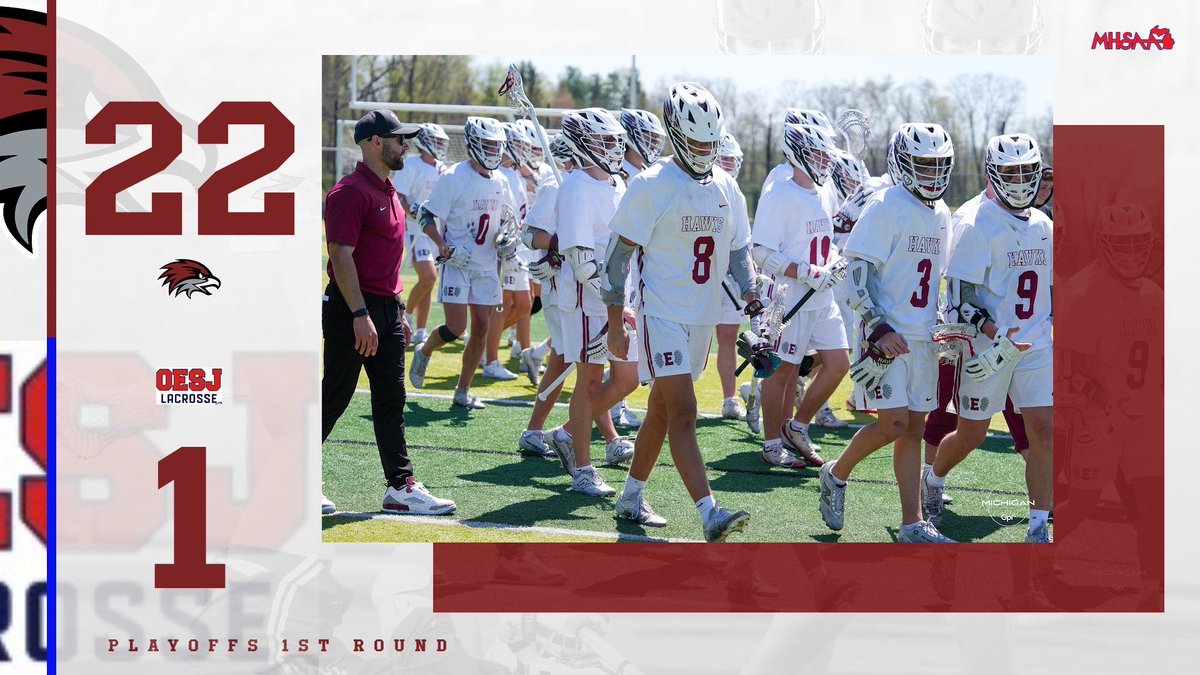 FHElacrosse's tweet photo. Playoffs 1st Round ✔️ https://t.co/MOQc9Gowla