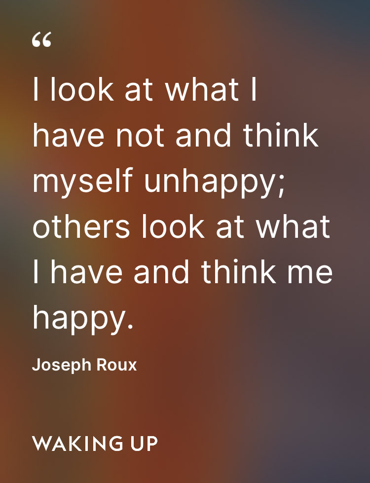 TimothyJPitt's tweet photo. I love today’s quote from the Waking Up app!

https://t.co/6qbbyd3OLu https://t.co/aSJUF8v3Ec