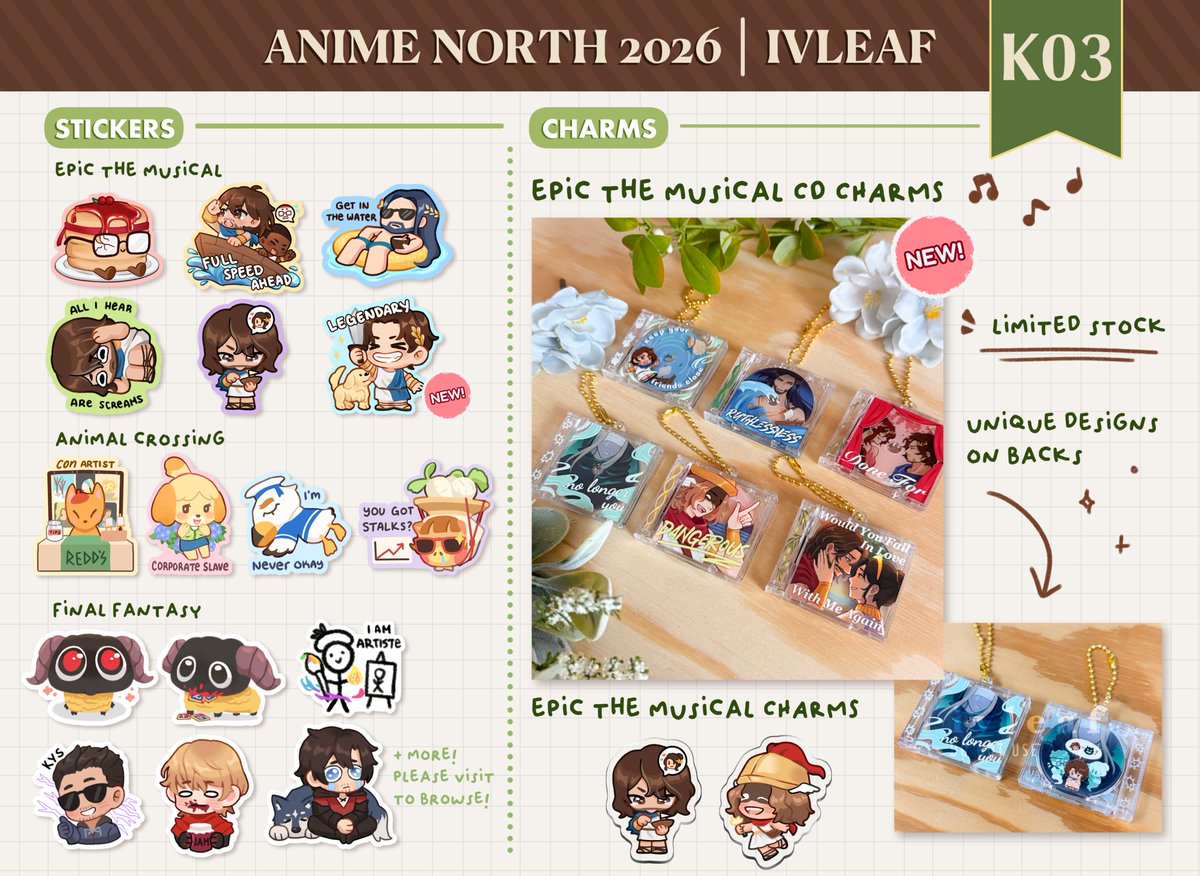 ivy 🌿 🔜 Anime North K03 tweet media