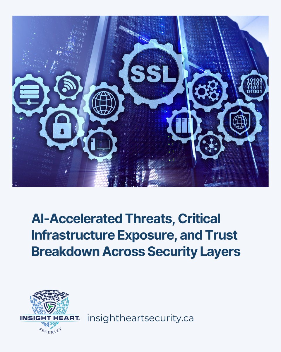 InsightheartS's tweet photo. AI-assisted cyberattacks are no longer theoretical. This week saw warnings on AI-driven exploit discovery, faster vuln weaponization, SaaS-targeted breaches, and growing cracks in trusted infrastructure &amp; identity systems. Defenders are losing time. #CyberSecurity #InfoSec #AI https://t.co/B9MmUG0lG2