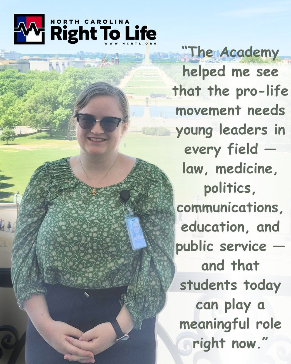 NCRTL's tweet photo. If you are a college student who is interested in pro-life advocacy, apply for one of our $2000 scholarships so you can attend the National Right to Life Academy held in Alexandria, VA, July 24th-July 31st. For scholarship application information email director.outreach@ncrtl.org https://t.co/S1RvcfdylP