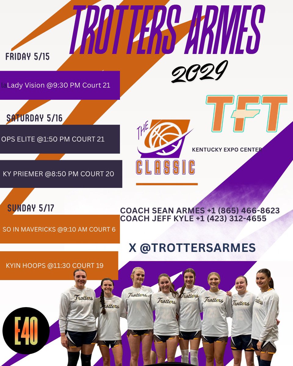 TrottersArmes's tweet photo. The 2029 @LadyTrotters are moving right along in @Elite40League play. 3-0 with 2 to go. The next wave is coming. Better get on em early! Catch us tomorrow ! @NE2K_Rich @_BlakeDerrick @mosesk225 @Ohio_Basketball https://t.co/OJY3lX0NVH