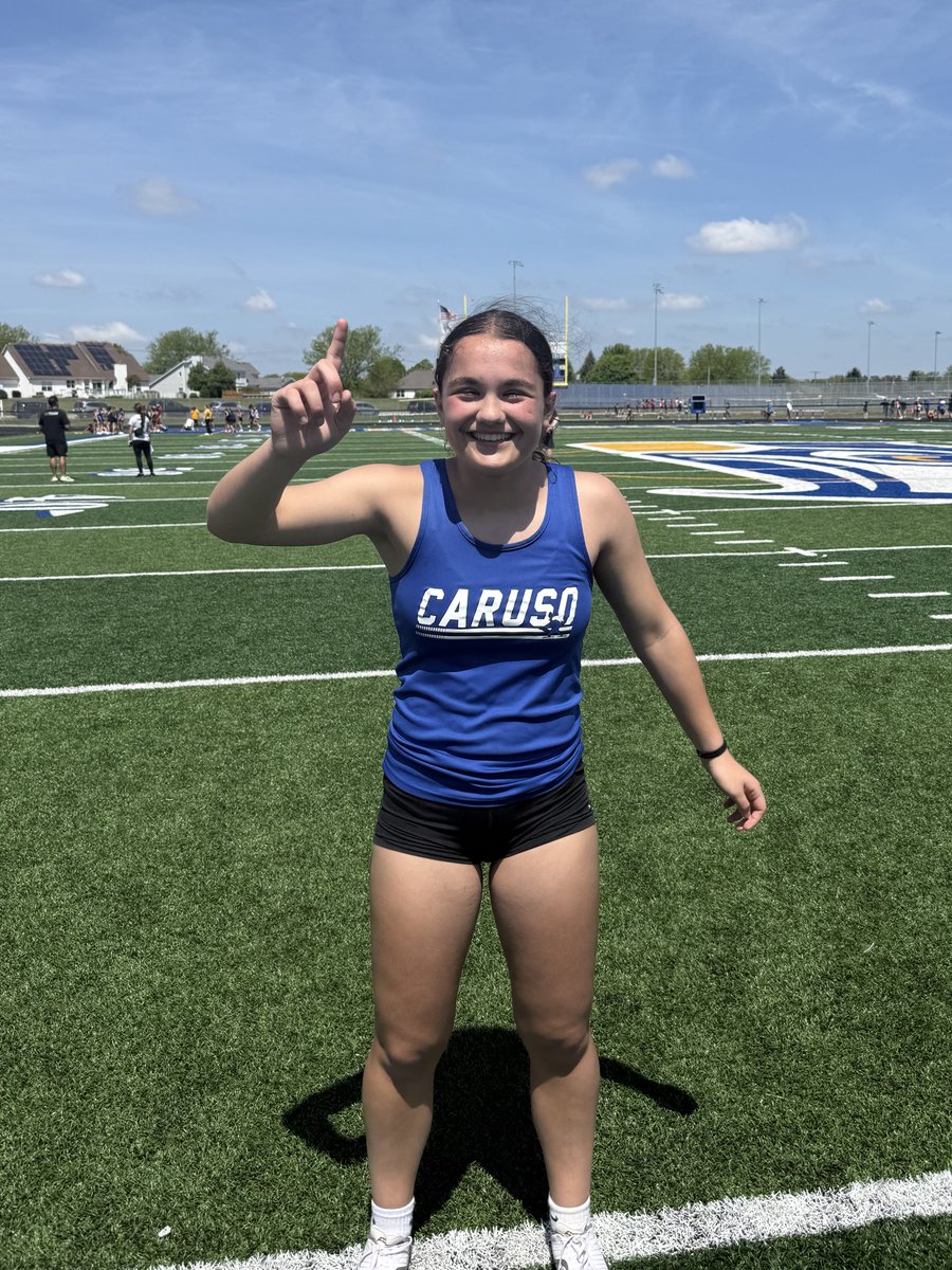 NorthShorePack's tweet photo. Going to State are North Shore Pack athletes Chris in the 1600, and Maria in the 400, 1600 medley relay, and shot put https://t.co/rd3D3YnKZD